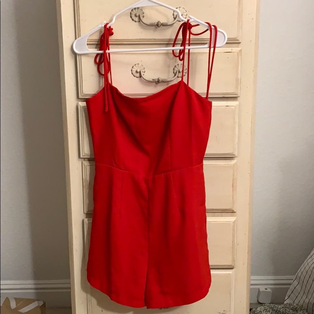 Princess poly red romper